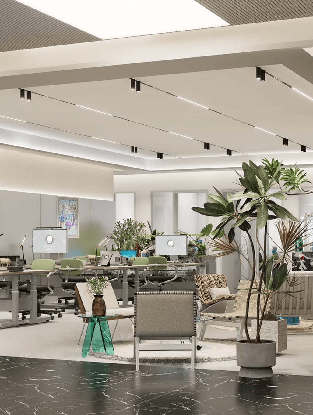 Collaborative workspace main area